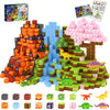 158PCS Magnetic Blocks- 1Inch Magnetic Cubes 3D Dinosaur World for Kids STEM Construction Toys - Learning Educational Magnetic Building Blocks