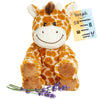 Flirty Giraffe - Microwavable & Weighted Plush Stuffed Animal - Heated Plushie for Warmth - Cute, Soft, Cozy Toy for Adults & Children (Boys, Girls