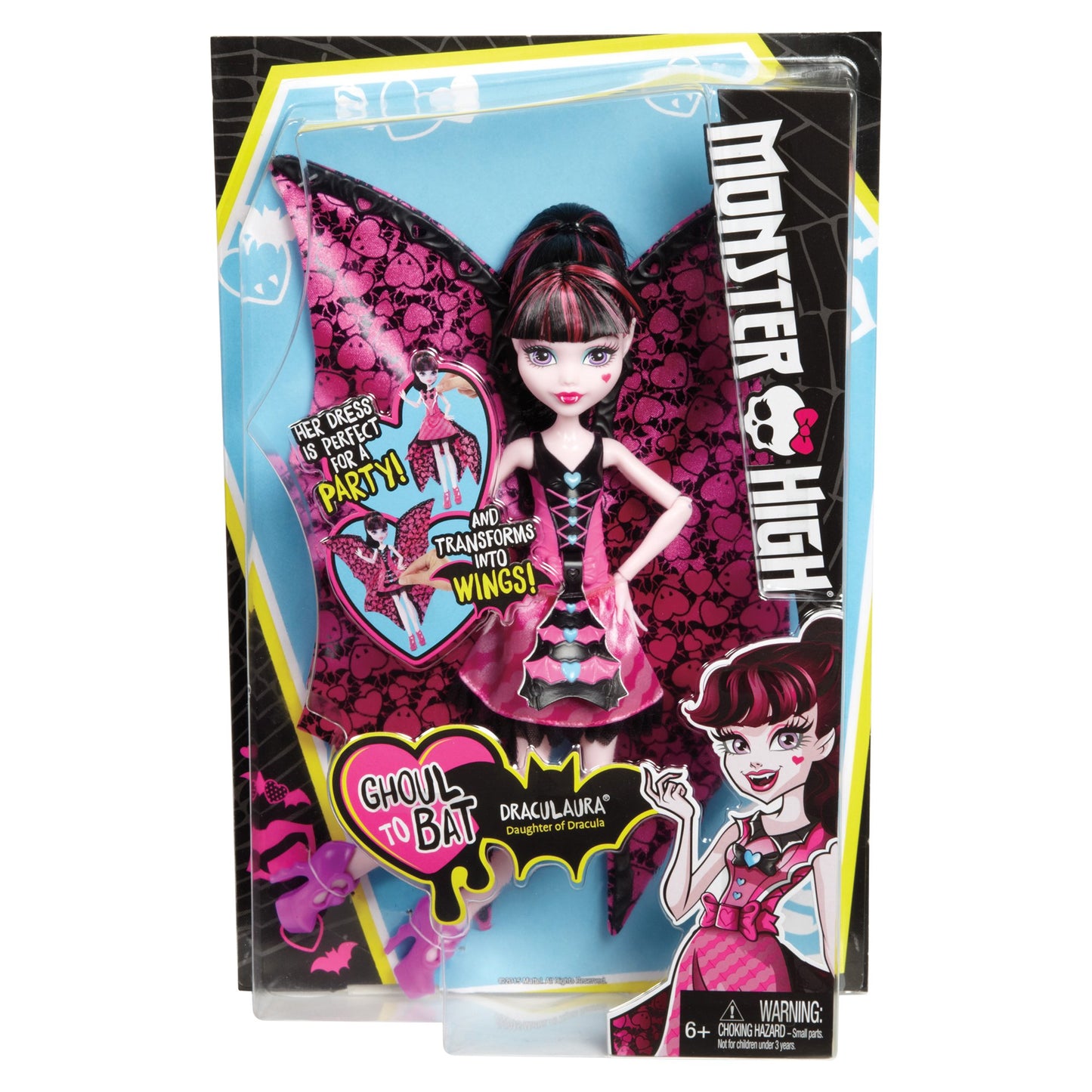 Monster High Ghoul-to-Bat Transformation Draculaura Doll