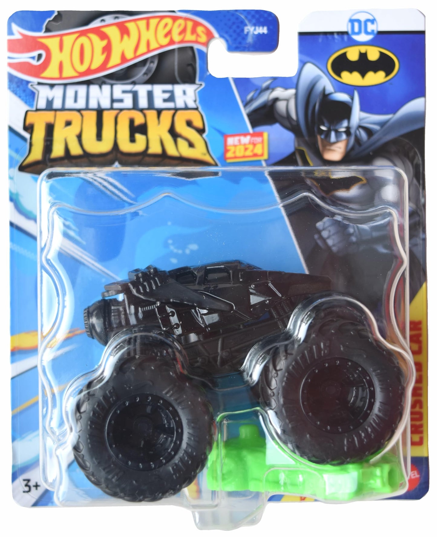 Hot Wheels Monster Trucks Batman, Includes Crushed Car