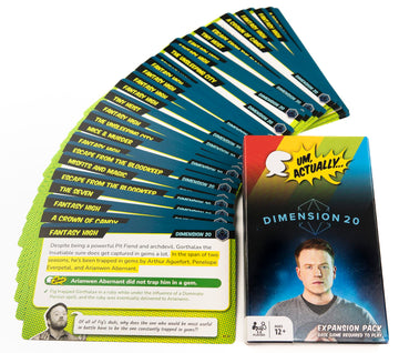 Um, Actually Dimension 20 Expansion Pack | Designed to be Added to The Um, Actually Trivia Game by Wiggles 3D