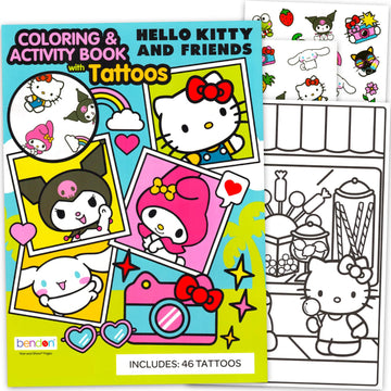 SANRIO Hello Kitty Ultimate Coloring and Activity Book Set Bundle with Coloring Books, Stickers, Games, Puzzles, Drawing and More | Hello Kitty