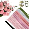 Homxzioa 922Pcs Floral Pipe Cleaners Kit for Flower Bouquet - Pastel Chenille Stems for Adult DIY Flower Craft, All-in-One Art Supplies