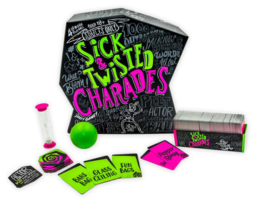 Wonder Forge Sick & Twisted Charades Party Game for Adults Age 18 & Up - 1,000 Outrageous, Salacious, Hilarious Words to act Out!