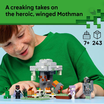 LEGO Minecraft The Pale Garden Building & Pretend Play Toy for Boys & Girls - Video Game Playset & Toy Figures for Kids, Ages 7+ - W/Mothman & Creeper
