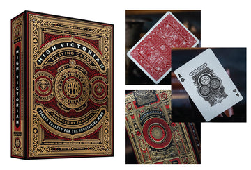 Straight Poker Supplies Ultimate Theory11 Playing Card Bundle | 6 Deck Collector's Assortment. High Victorian Red | High Victorian Green | Monarchs
