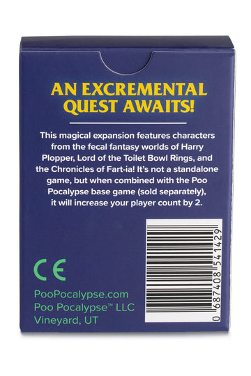 Poo Pocalypse Magic the Splattering: The Fantasy Expansion Pack Card Game