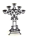 Melody Jane Dolls Houses 1:12 Scale Black Candle Holder #Eiwf551