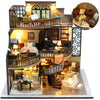 DIY Miniature House Kit, DIY Book Nook with LED Light | 3D Puzzles for Adults and Teens, Tiny House Building Kits for Bookshelf Decor, Creative Gift
