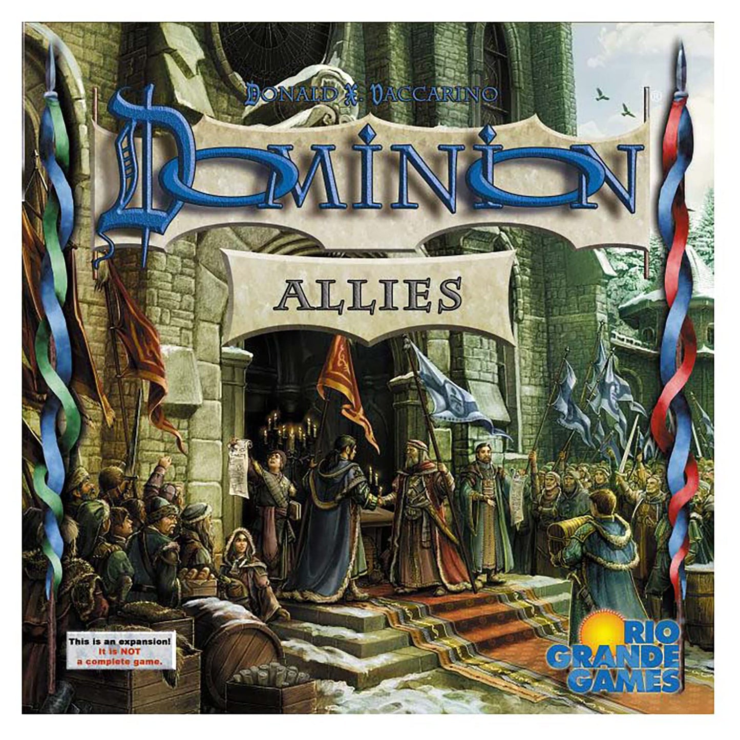 Rio Grande Games Dominion: Allies Expansion - Strategy Deck Building Card Game with 400 New Cards, 2-4 Players, 14th Expansion