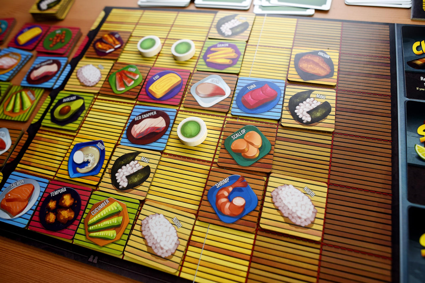 Maki Master Board Game - Compete as Sushi Chefs in a Strategic Sushi-Themed Game for 1-4 Players