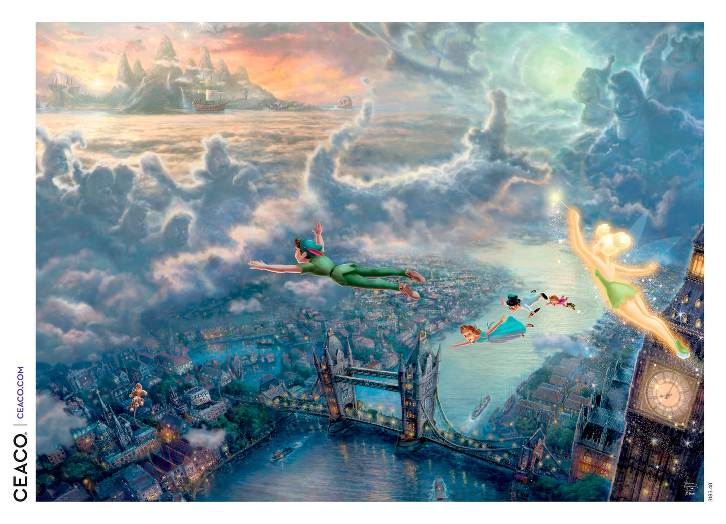 Ceaco - Thomas Kinkade Disney Dreams - 1000 Piece Jigsaw Puzzle for Adults