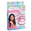 Make It Real: Rainbow Bling Bracelets Kit - Create 5 Unique Cord Charm Bracelets, 82 Pieces, Includes Play Tray, All-in-One, DIY Kit, Tweens & Girls