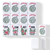 Eccentfit 12 Pieces Mahjong Replacement Tiles Set 8 Jokers & 4 Flowers (1-4 Spring Summer Autumn Winter) Classic White Standard Size (1.2”) Deep