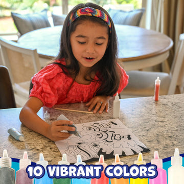 READY 2 LEARN Sand Art Painting | Sea Life | 4 Underwater Scenes | 10 Colors - Sand Art Kits for Kids Ages 4-8