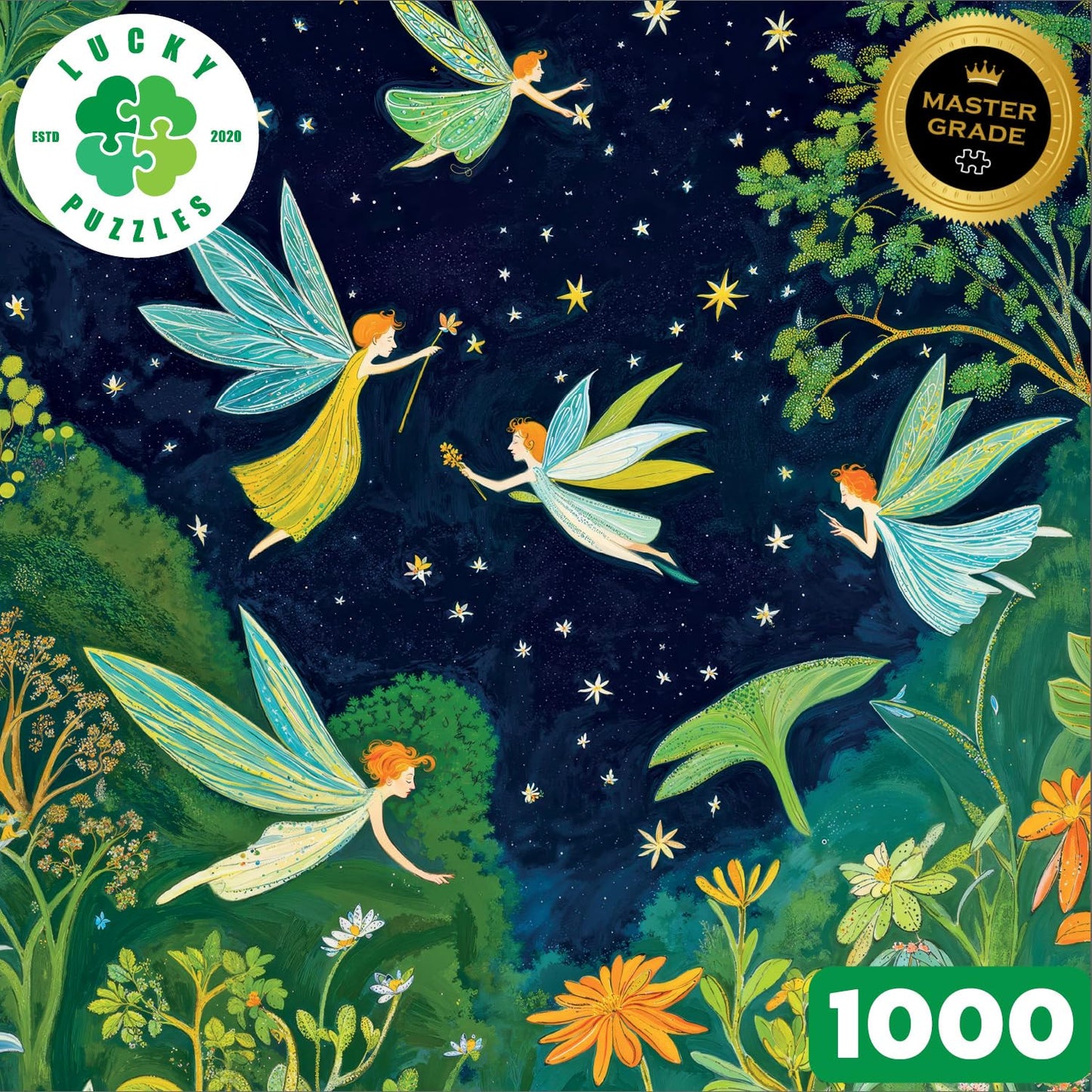 Lucky Puzzles | Jigsaw Puzzles for Adults | Starry Garden Serenade