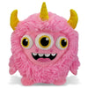 DolliBu Pink Monster Fuzzy Plush - Super Soft Stuffed Animal Monster, Cute Realistic Stuffed Animal Toy for Boys and Girls, Adorable Plush Creature