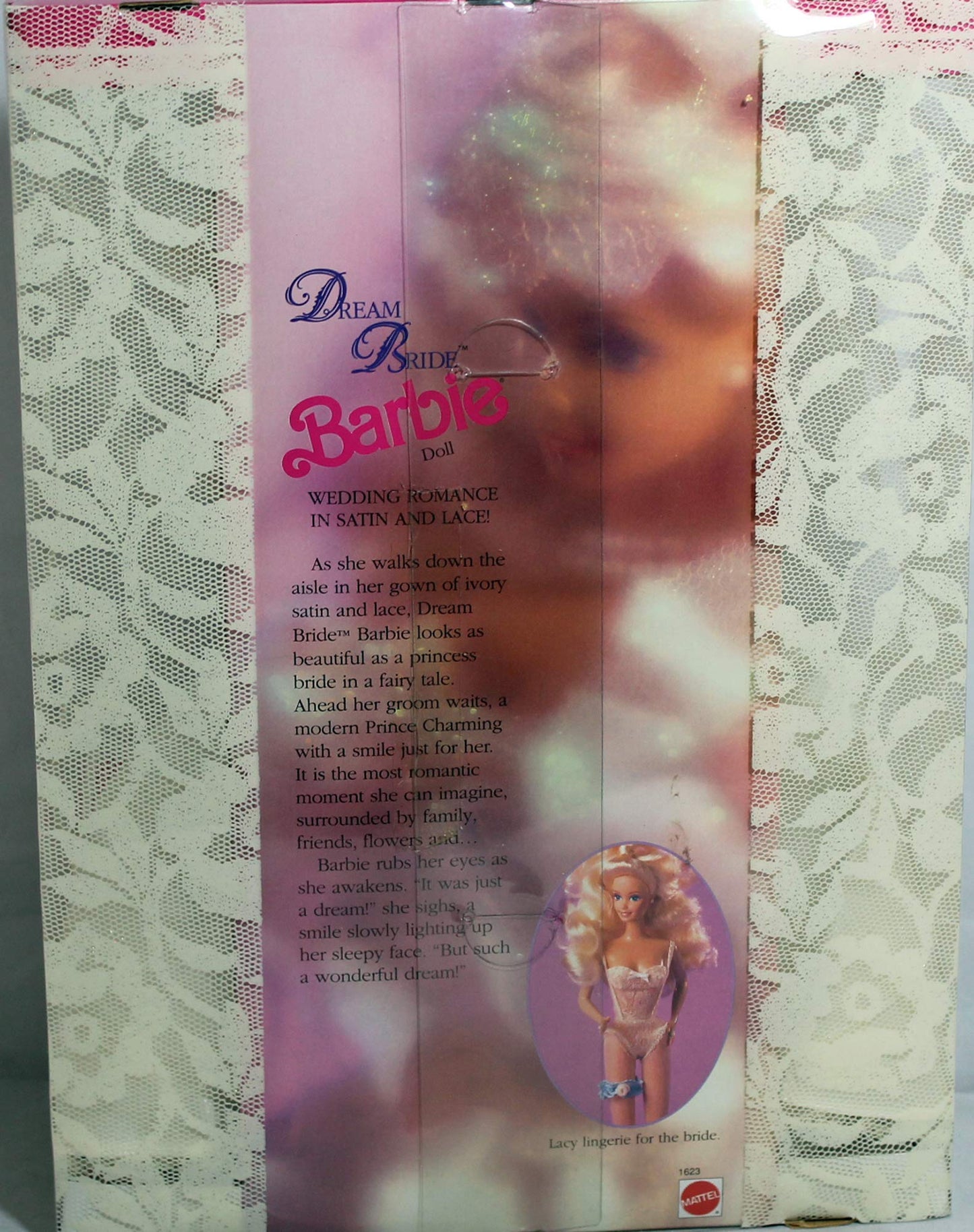 Barbie - Dream Bride Barbie Doll - Wedding Romance in Satin + Lace! - 1991 Mattel