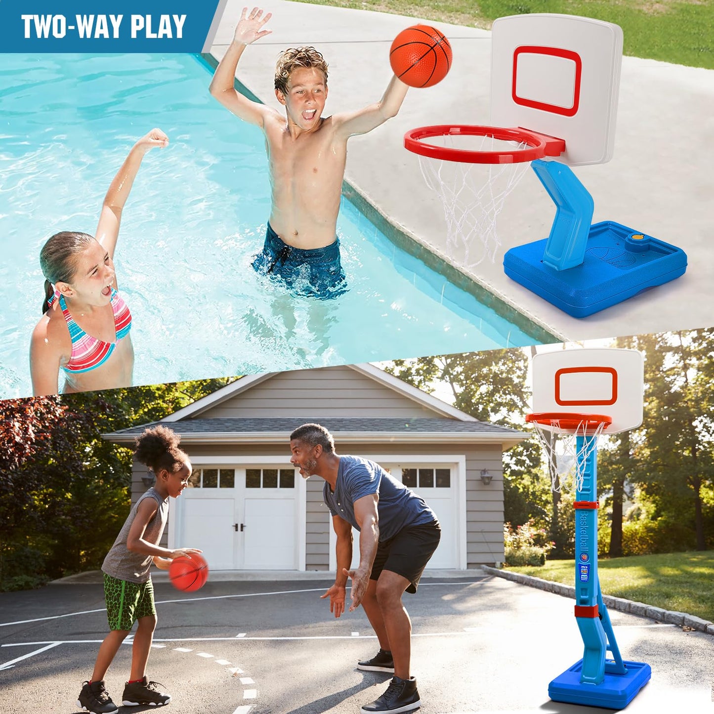 Toddler Basketball Hoop- Mini Kids Basketball Hoops Toy for Indoor Outdoor