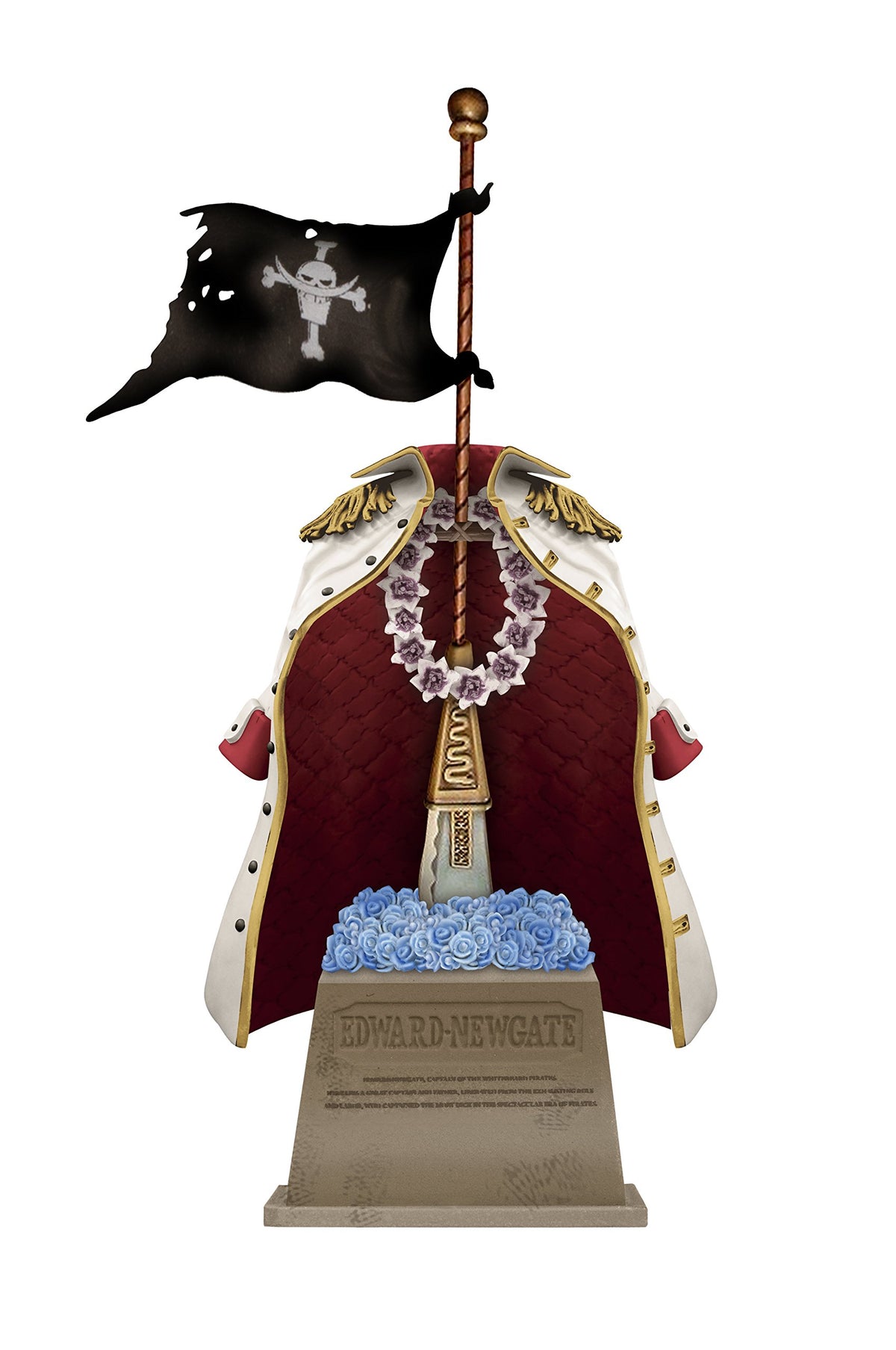 Banpresto One Piece 11.5-Inch Special Version Grave of Shirohige DXF Figure with Mantle and Rudder, The Grand Line Men