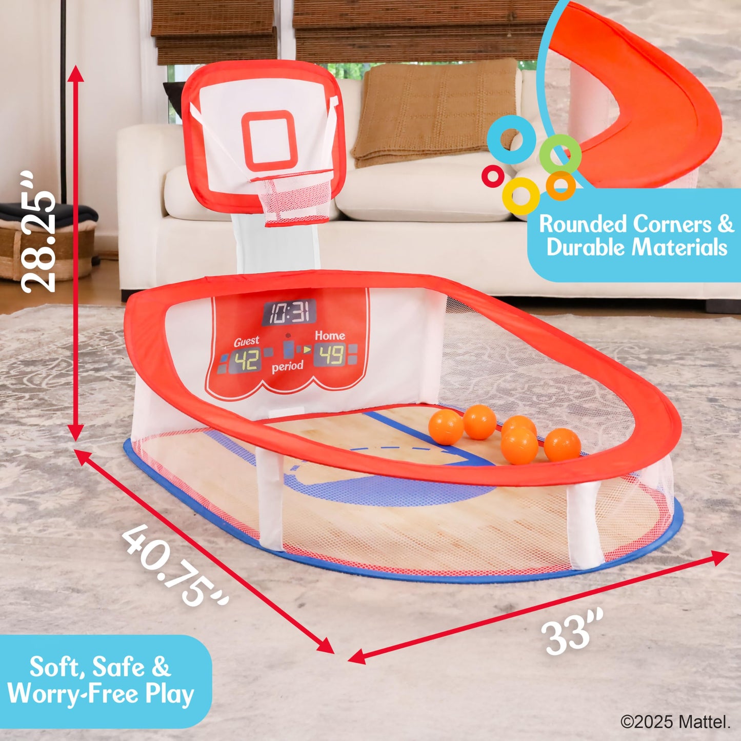 Fisher-Price™ Soft & Safe Basketball Set