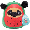 Squishmallows 8-Inch Prince The Watermelon Pug Plush - Official Jazwares Stuffed Animal Dog Toy Ultra Soft Squishy Fruit Puppy, Cute Collectible