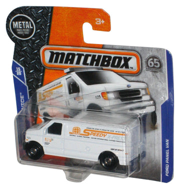 Matchbox 2018 Ford Panel Van (Speedy X-Press) - White 1:64 Scale Truck - Boys