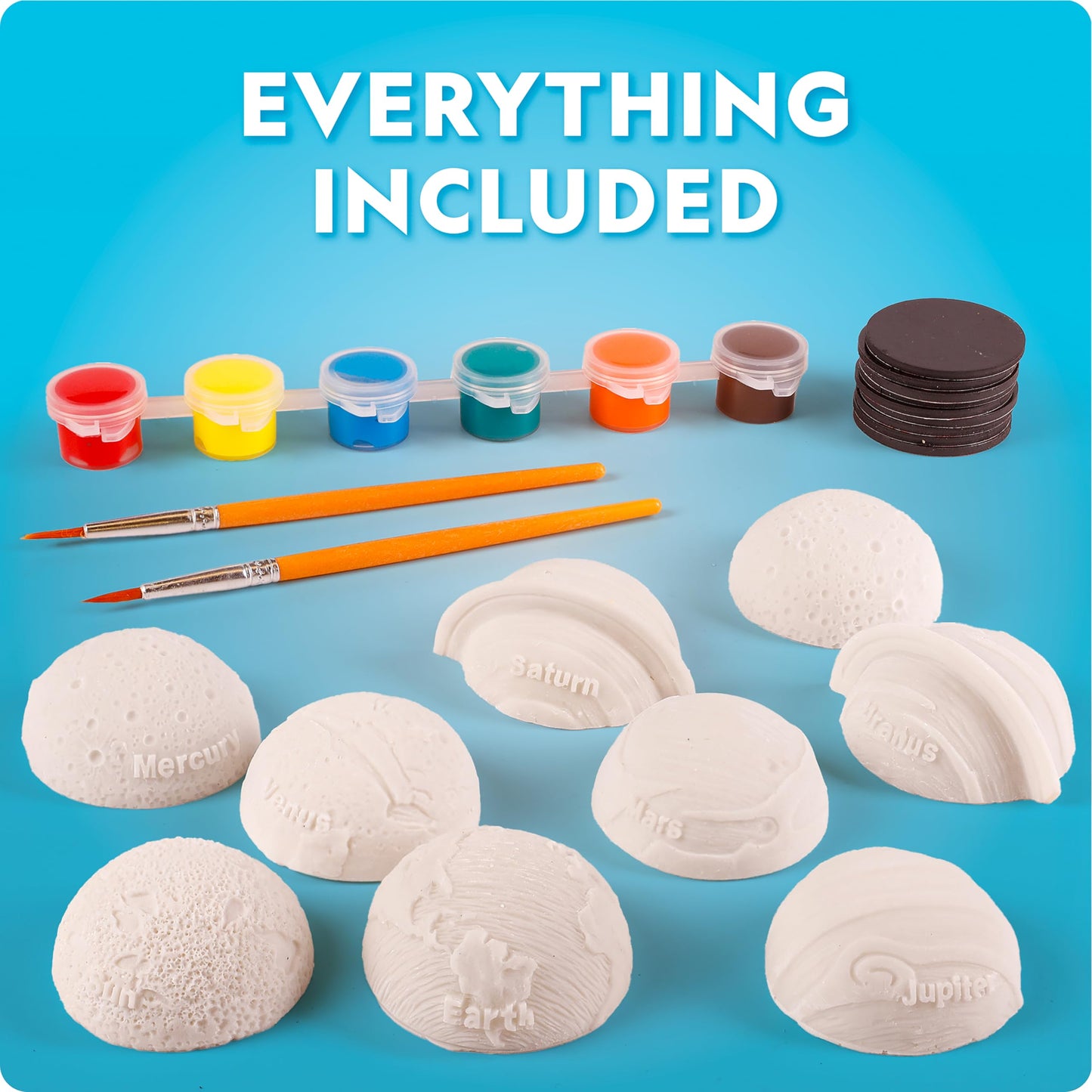 National Geographic Magnetic Solar System Art Kit for Kids with 9 Magnets