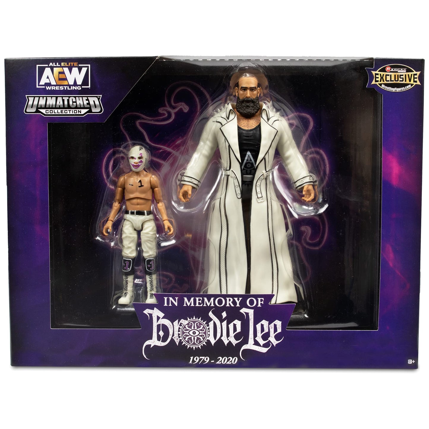 AEW Brodie Lee and Negative 1 All Elite Wrestling Action Figures 2-Pack Exclusive Unmatched Collection