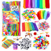Itopstar Arts and Crafts Supplies Kit Craft Set for Kids-Art Supplies Kids Art Supplies for Preschool, Homeschool and Kindergarten DIY Crafting