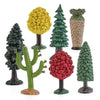 GUFOPONAS Realistic Plastic Trees Toys Plant Toy Set for Kids Sensory Bins Learning Toys Realistic Food Figurines School Projects Sand Box Decor