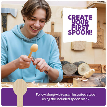 Wood Whittling Kit - Wood Carving Tools - Crafts for Adults - Easter Unique Gifts - Teen Boy Gifts - Birthday Gift Ideas for Women - Hobbies DIY Kits