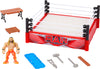 Mattel WWE Knuckle Crunchers Rebound Ring Playset, Includes 2.5-inch Seth Rollins Action Figure with Crunching Joints, Accessories & Flex Mat
