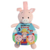 Aurora® Engaging Story Pals™ 3 Little Pigs Baby Stuffed Animal - Soft Book for Parents to Create a Bedtime Routine - Perfect for Nusery Decor, Cribs