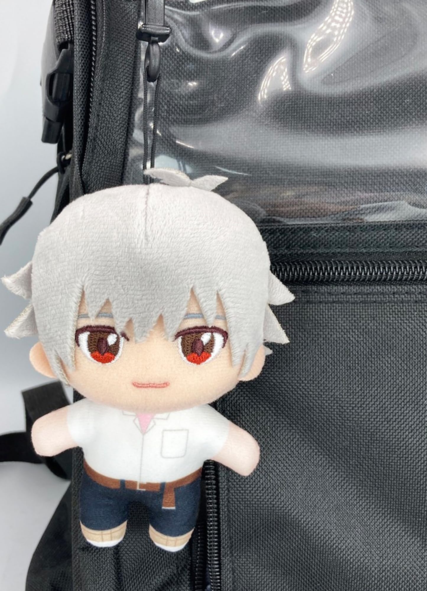 Great Eastern Entertainment Evangelion New Movie - Kaworu Nagisa (School Uniform) Mini Plush Plush w/Hook Clip 4.5"