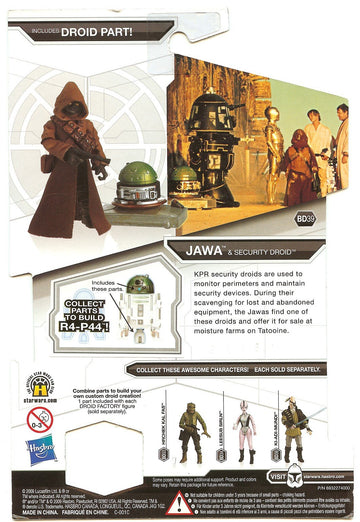 Star Wars 2009 Legacy Collection BuildADroid Action Figure BD No. 39 Jawa with Security Droid
