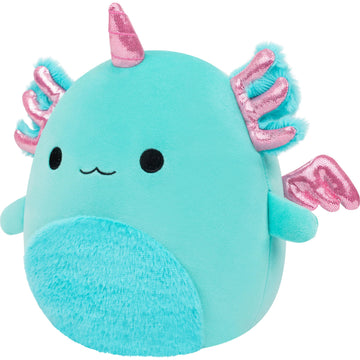 Squishmallows Original 8in Bellamy The Teal Axolotl - Official Jazwares Plush (Little)