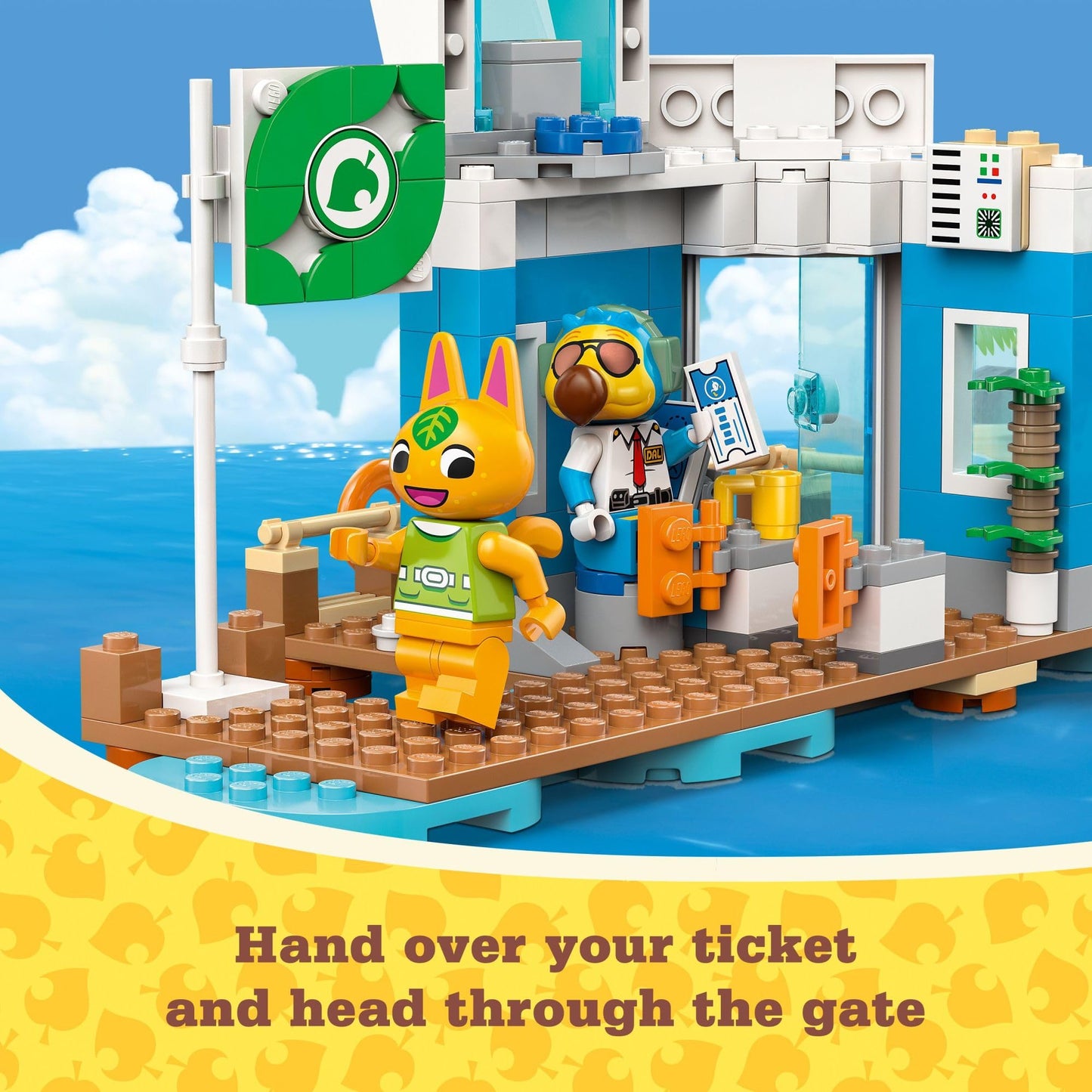 LEGO Animal Crossing Fly with Dodo Airlines Airport Playset, Kids’ Airplane Toy and Pilot Minifigure Inspired by The Video Game Series, Gift for Girls