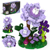 PicassoTiles 118pc Flower Garden Building Block Set STEM Educational Toy Kids Ages 3 and Up Creative DIY Floral Arrangement Construction Kit for Boys