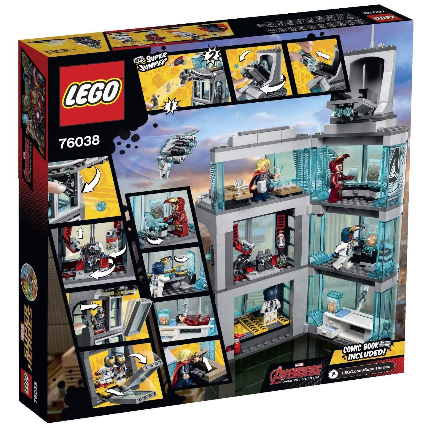 LEGO Super Heroes Attack on Avengers Tower 76038