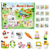 Sakiway 12 pcs Easter Egg Fillers Building Kits,Easter Bricks Toy Gift Easter Egg Fillers, Teen Easter Basket Stuffers for Boys Girls, Prefilled