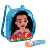 eKids Moana Karaoke Microphone for Kids, Bluetooth Boombox with Built-in Music, Designed for Fans of Moana Toys