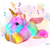 Cuteoy Glowing LED Unicorn Light-up Nightlight Toys Musical Plush Stuffed Animal Singing Lullabies Birthday Christmas Plushies Gifts for Kids Boys