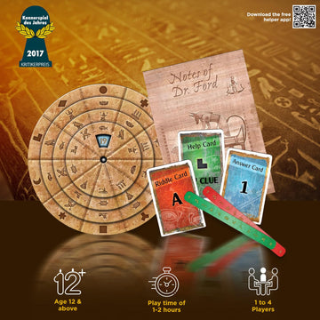 Exit: The Pharaoh's Tomb | Exit: The Game - A Kosmos Game | Kennerspiel Des Jahres Winner | Family-Friendly, Card-Based At-Home Escape Room Experience