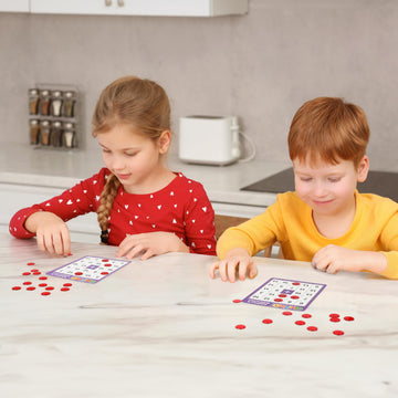 LEARNING ADVANTAGE QUIZMO Addition & Subtraction | Bingo-Style Math Game | 2 Game Modes for Ages 6-10 | Teach Basic Mathematics