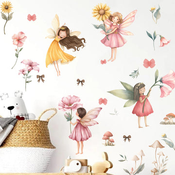 Fairy Flower Wall Decal