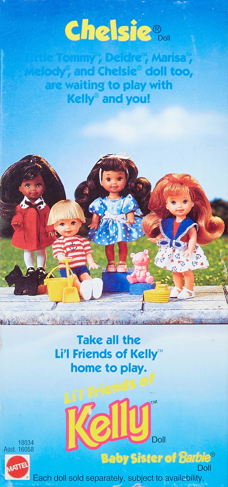 Barbie Chelsie Doll Li'l Friends of Kelly (1997)