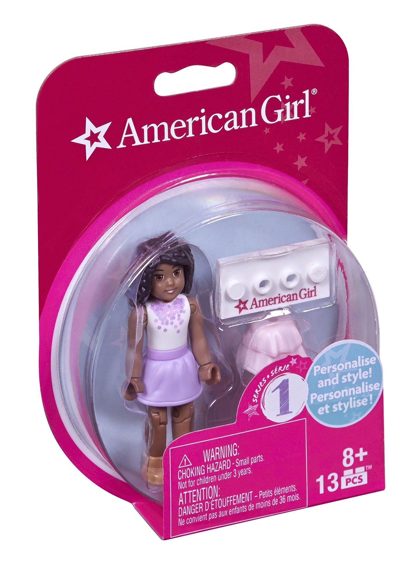 Mega Construx American Girl Series 1 Purple Passion Mini Figure