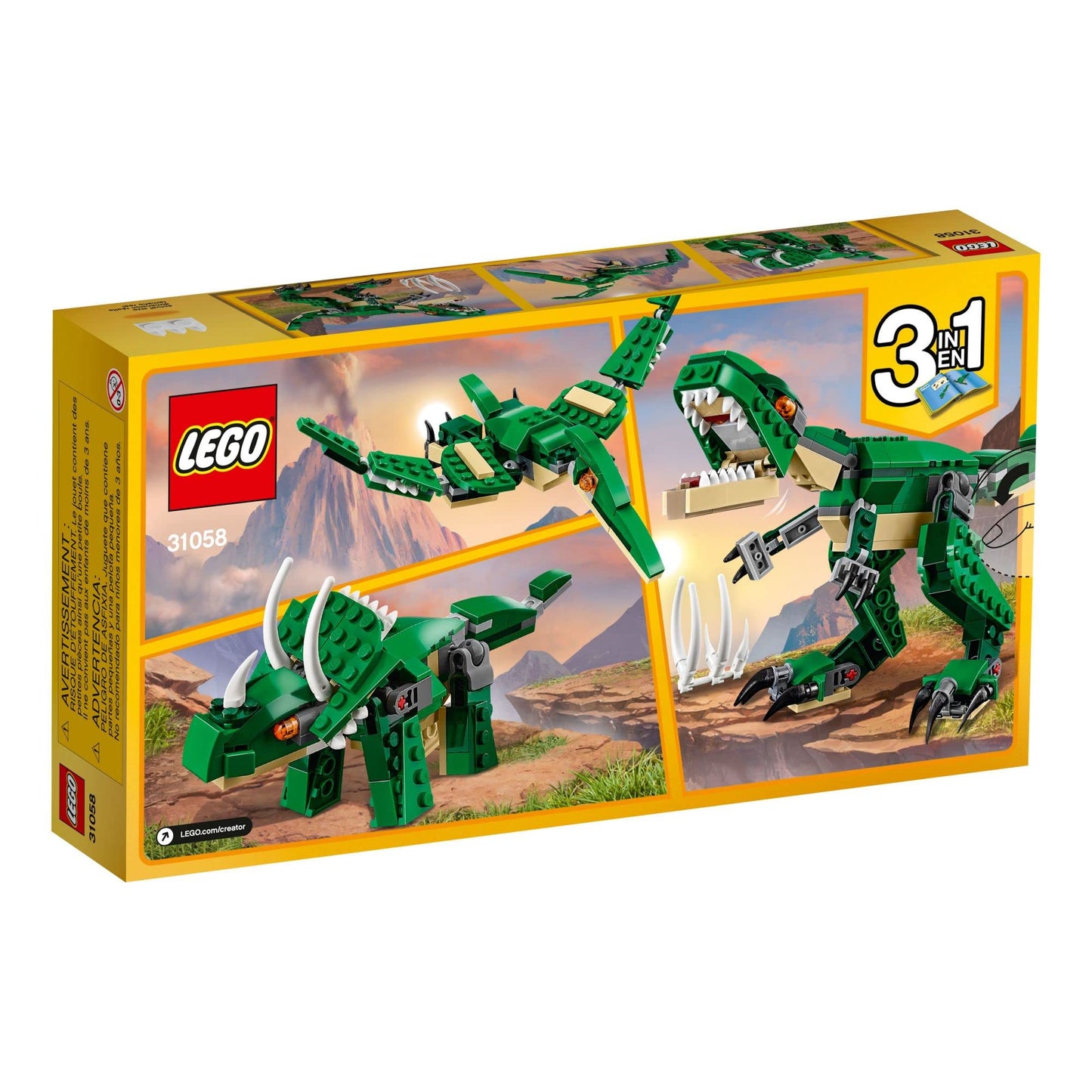 LEGO Creator 3 in 1 Robo Explorer Creator Mighty Dinosaurs Bundle