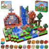 Lottmopi Magnet Blocks -100pcs Magnetic Building Blocks, STEM Montessori Sensory Toys for Toddlers Gifts for 3+ Years Old, Magnet Cubes Toddler Kids